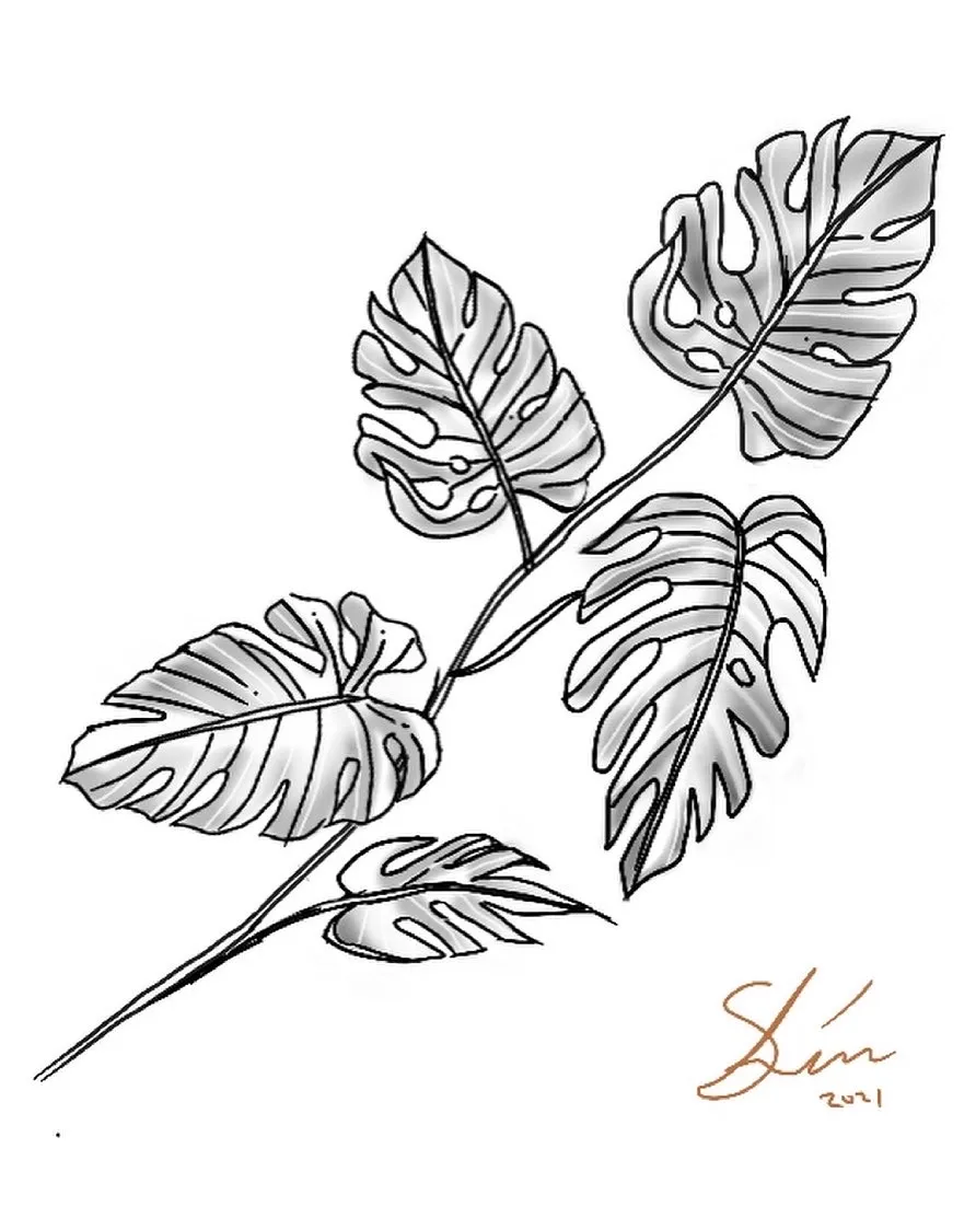 One of the many designs that Sandy Lin offers as tattoos.