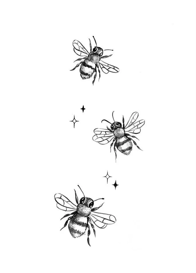 One of the many designs that Sandy Lin offers as tattoos.