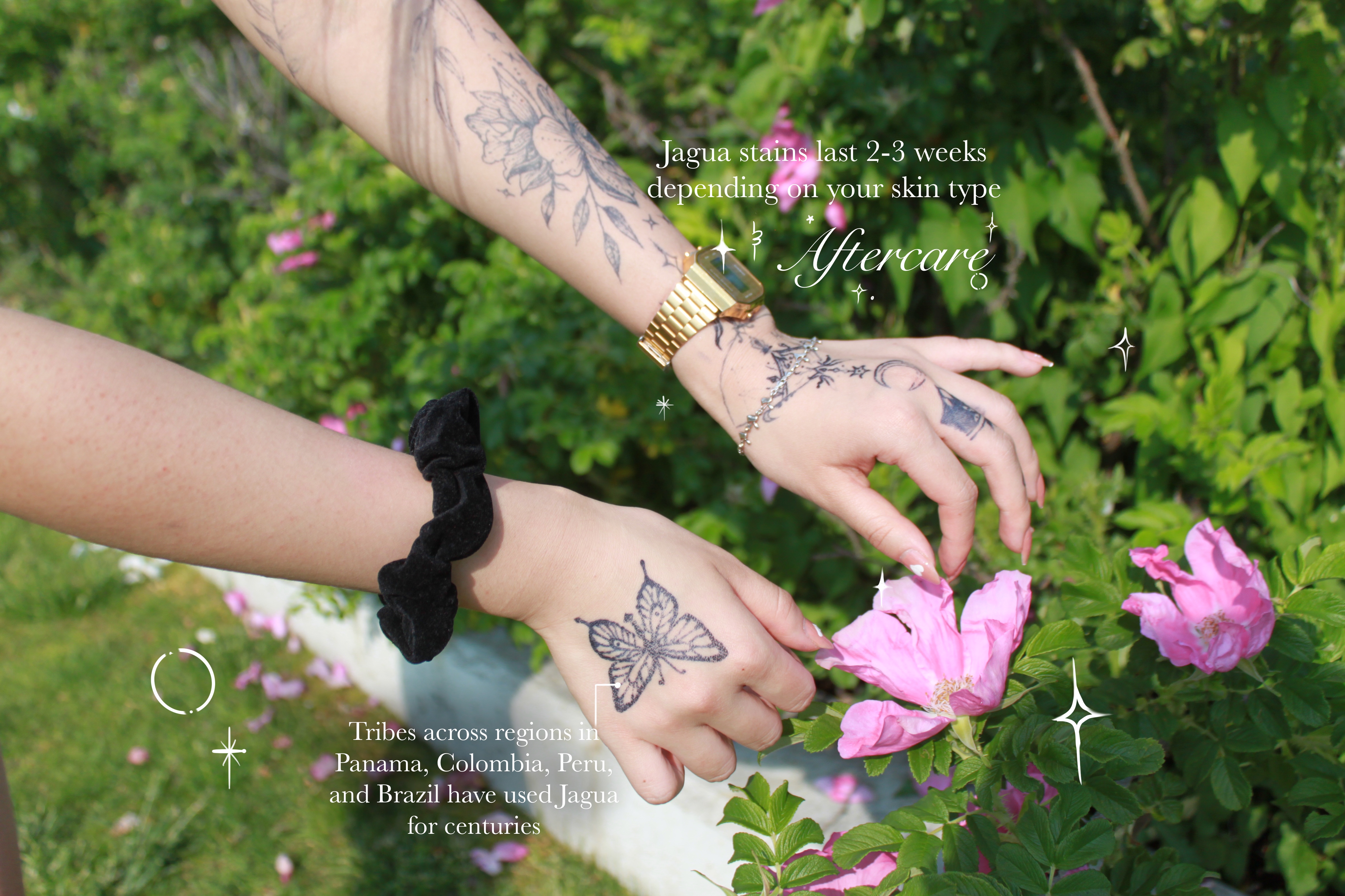 An explanation of how long you can expect Jagua tattoos to last.