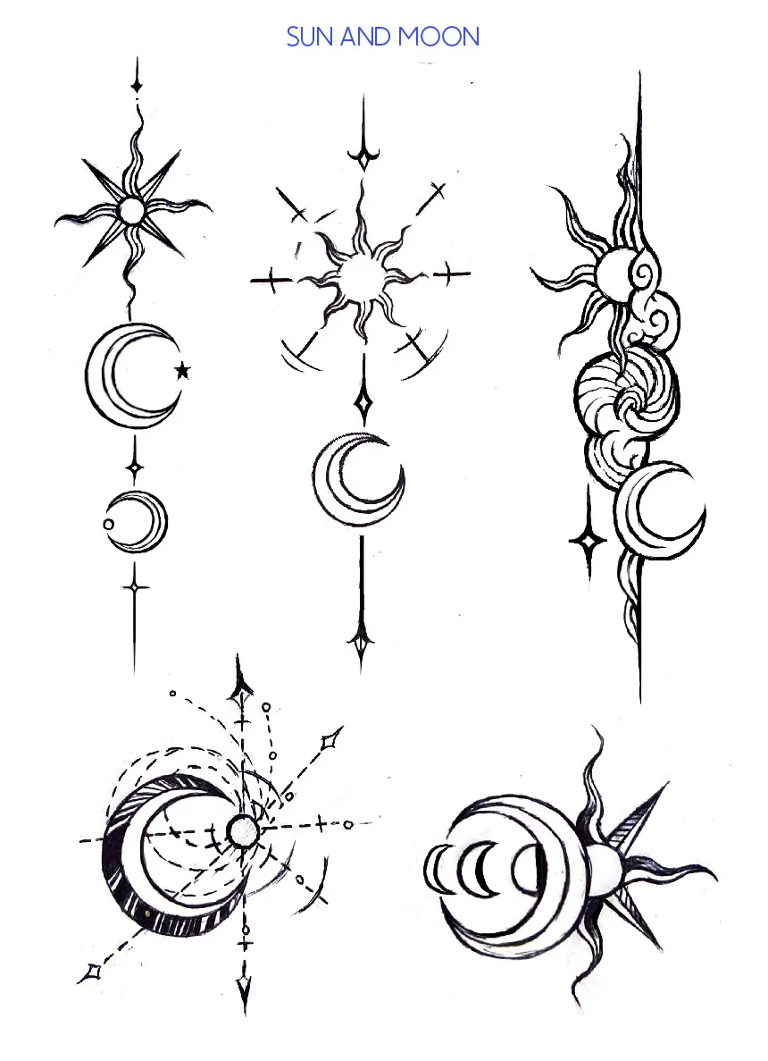 One of the many designs that Sandy Lin offers as tattoos.