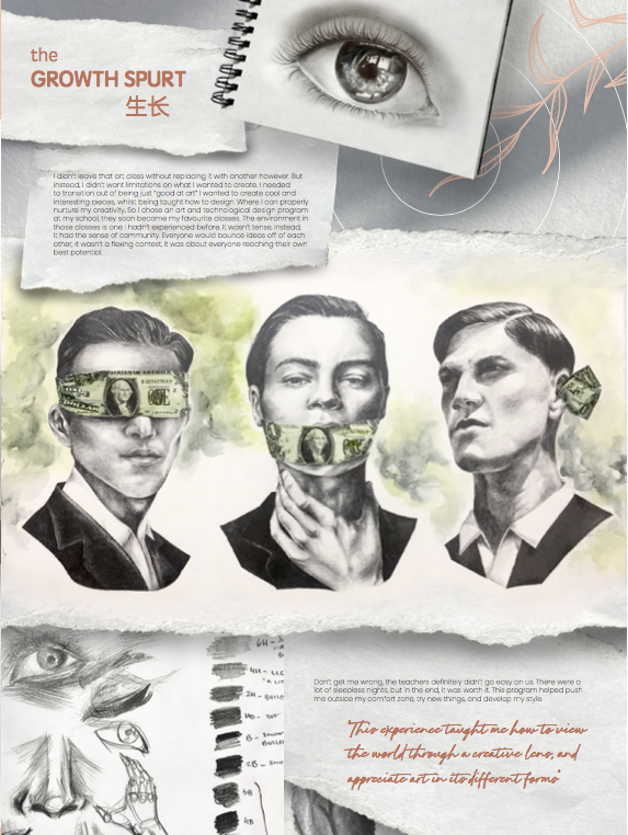 Trust the process infographic containing the groth spurt section.