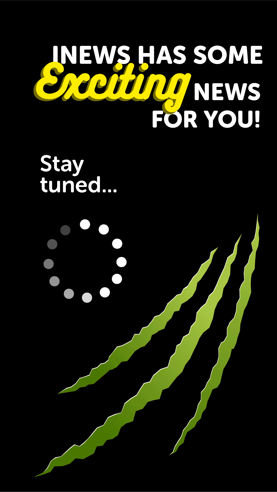 International News Convenience Store promotional banner.