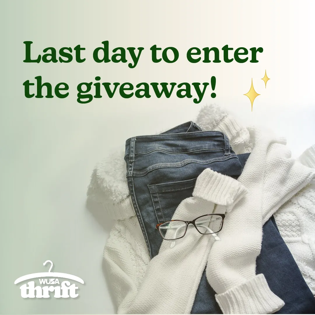 WUSA Thrift Giveaway Post Designs.