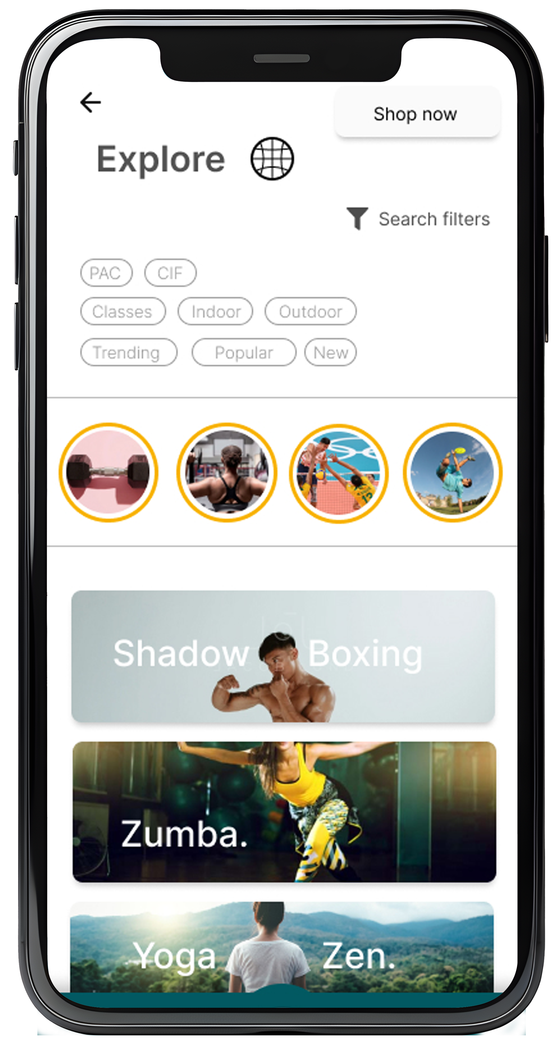 An image of the original Waterloo Warriors interface before our team intervened showing Facility Hours.